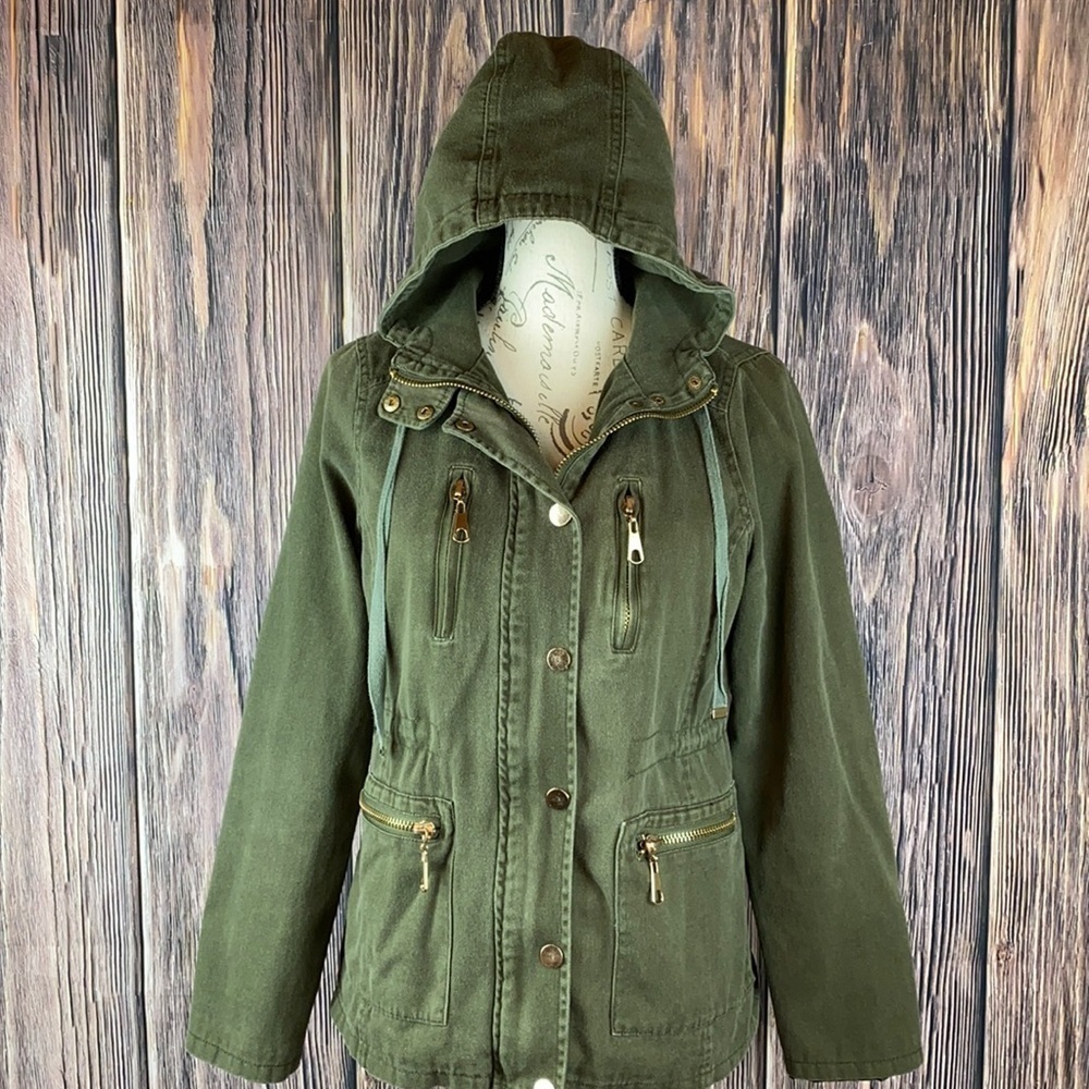 Green Hooded Jacket